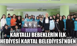 Kartallı bebeklerin ilk hediyesi Kartal Belediyesi’nden