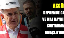 Akgün: Depremde can ve mal kaybını kurtarmayı amaçlıyoruz