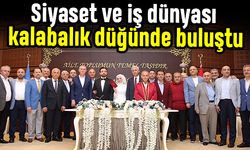 Siyaset ve iş dünyası kalabalık düğünde buluştu