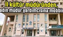 İl kültür müdüründen, kadın müdür yardımcısına mobbing