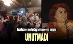 Gazeteciler meslektaşlarının doğum gününü unutmadı