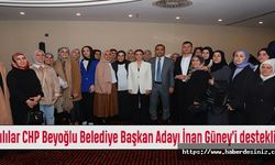 Ağrılılar CHP Beyoğlu Belediye Başkan Adayı İnan Güney’i destekliyor