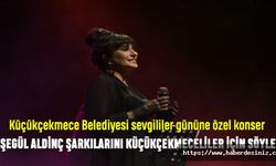 Ayşegül Aldinç şarkılarını Küçükçekmeceliler için söyledi