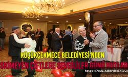 Küçükçekmece Belediyesi’nden eskimeyen çiftlere sevgililer günü kutladı