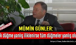 Mümin Günler: “İlk düğme yanlış iliklenirse tüm düğmeler yanlış olur”