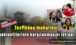 Tevfikbey mahallesi beklentilerinin karşılanmasını istiyor