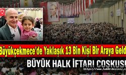 Büyükçekmece'de Yaklaşık 13 Bin Kişi Bir Araya Geldi: Büyük Halk İftarı Coşkusu!