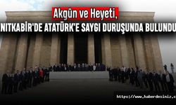 Akgün ve Heyeti, Anıtkabir'de Atatürk'e Saygı Duruşunda Bulundu