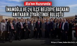 Ata'nın Huzurunda: İmamoğlu ve 26 İlçe Belediye Başkanı Anıtkabir Ziyaretinde Buluştu