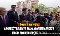 İmamoğlu'ndan, Çerkez'e Tebrik Ziyareti