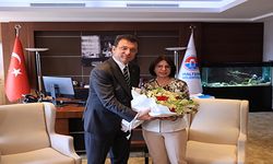 İmamoğlu, Maltepe Belediye Başkanı Esin Köymen'i Ziyaret Etti