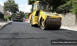 Eyüpsultan'da Haziran Ayında 7 Bin 172 Ton Asfalt Serildi