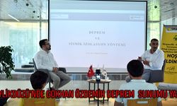 Beylikdüzü’nde Gökhan Özdemir Deprem  Sunumu Yaptı