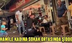Hamile Kadına Sokak Ortasında Şiddet