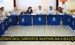 Mustafa Aksu Sarıyer’de Muhtarlarla Buluştu