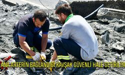 Üç Ana Arterin Bağlandığı Kavşak Güvenli Hale Getiriliyor