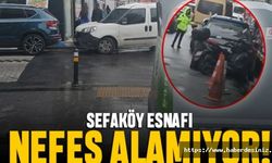 Sefaköy'de yol çalışması bir türlü bitmek bilmiyor