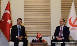 İmamoğlu YRP Genel Başkanı Fatih Erbakan ile bir araya geldi