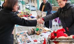 Yeni yıl  ürünleri bu pazarda satılıyor