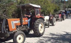 Osmaniye'nin Bahçe Köyü Sakinleri, Taş Ocağı Projesine Karşı Traktörlü Eylem Yaptı