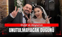 Ender ve Aleyna’nın unutulmayacak düğünü