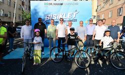 BAHÇELİEVLER'DE ÇOCUKLAR PEDAL ÇEVİRMEYE DEVAM EDİYOR