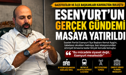 KEMAL AYGÜN'DEN "ESENYURT" VURGUSU: "BU SORUNLAR HEPİMİZİN"