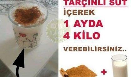 Tarçınlı süt ile kolay ve hızlıca zayıflayın.. Ünlüler de böyle kilo verdi! İşte o mucize..!