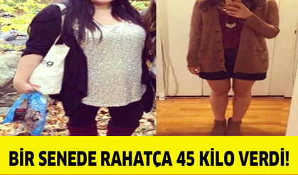 BİR SENEDE RAHATÇA 45 KİLO VERDİ! SIRRINI AÇIKLADI.. ŞOK OLACAKSINIZ!