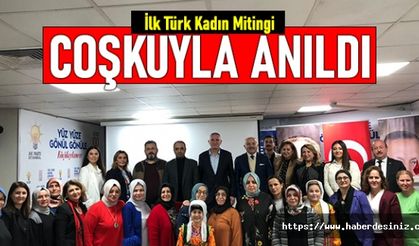 İlk Türk Kadın Mitingi unutulmadı