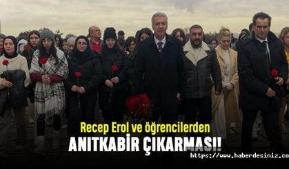 Recep Erol ve öğrencilerden Anıtkabir çıkarması!