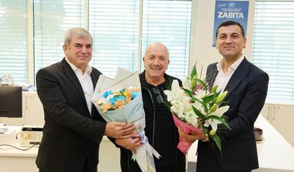 Zabıta Amiri Gürsel Aşıkoğlu’na Veda: Mesai Arkadaşlarından Çiçekli Uğurlama