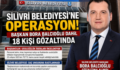 Silivri Belediyesi’ne Operasyon: Başkan Bora Balcıoğlu Dahil 18 Kişi Gözaltında