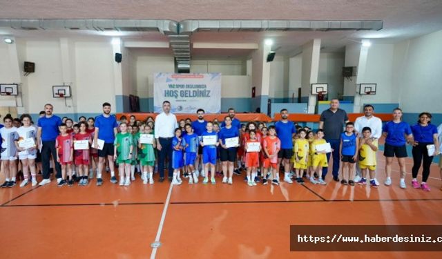 Ücretsiz Yaz Spor Okulu'na Yoğun Katılım