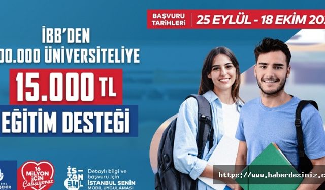 'Genç Üniversiteli Eğitim Desteği'ne başvurular başladı