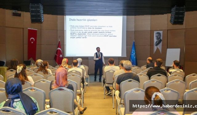 Küçükçekmece'de personele ihale mevzuatı eğitimi