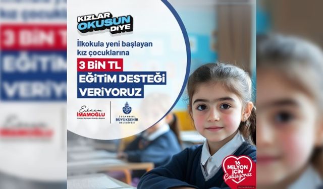 İBB'den eğitime destek