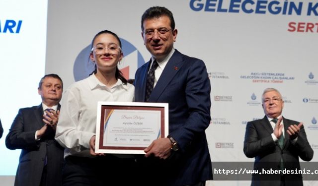 Geleceğin kadın mühendisleri sertifikalarını aldı