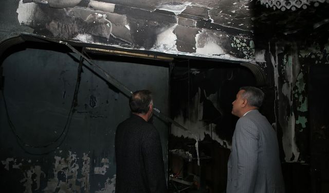 Kaymakam Anteplioğlu, Yangın Bölgesinde İncelemelerde Bulundu