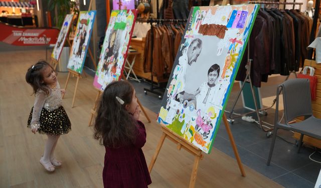 “Çocuk Kalbimde Atatürk” Sergisi Kartal'da Gerçekleştirildi