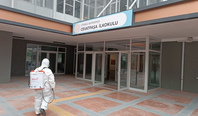 Bayrampaşa Belediyesi, İlçedeki Tüm Okulları Dezenfekte Ediyor