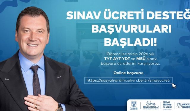 Silivri Belediyesi’nden Öğrencilere Sınav Desteği