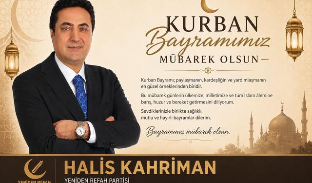 Halis Kahriman: "Kurban, Paylaşmanın ve Kardeşliğin En Güzel Örneğidir"