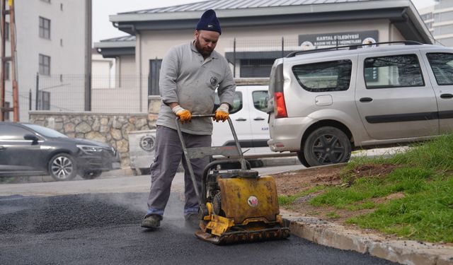 Kartal'da Asfalt Mesaisi Hız Kesmeden Sürüyor: 20 Mahallede Yol Atağı