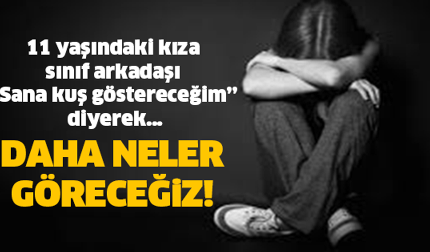 11 yaşındaki kıza sınıf arkadaşı ”Sana kuş göstereceğim” diyerek…

GALERİ&#039;NİN DEVAMI İÇİN TIKLAYIN..!