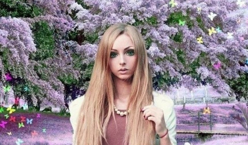 28 yaşındaki &#039;İnsan Barbie&#039; Valeria Lukyanov görünüşüyle Barbie&#039;nin küçük kız kardeşi Skipper&#039;a çok benziyor.