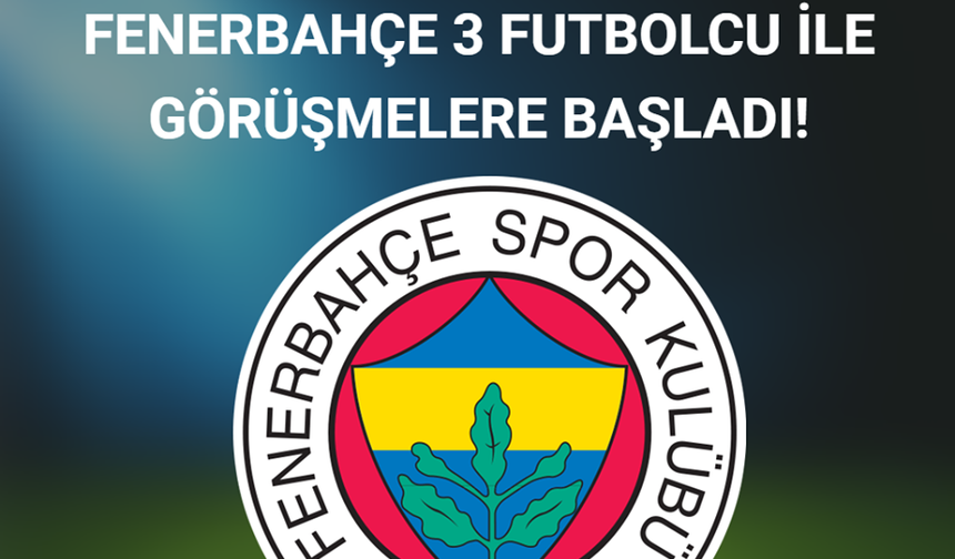 Resmi ağızdan açıklama geldi. Transfer görüşmeleri başladı! Hayırlı olsun..!