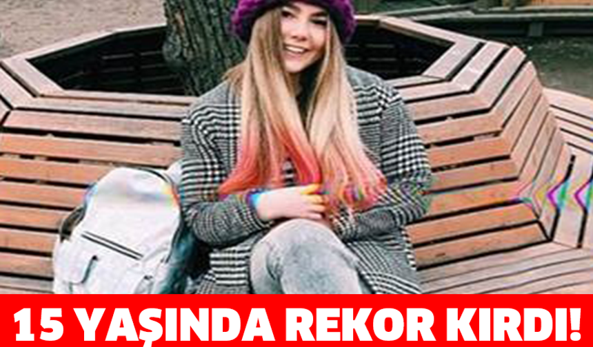 15 YAŞINDA REKOR KIRDI!ONDA Kİ KADAR BÜYÜĞÜ ERKEKLERDE BİLE YOK!
