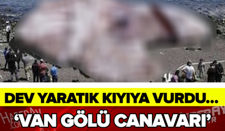 &#039;VAN GÖLÜ CANAVARI&#039; EFSANESİ GERÇEK OLDU!