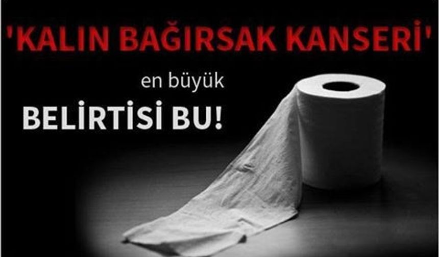 Kalın bağırsak kanserinin belirtisi Aman Dikkat!

DETAYLAR İÇİN GALERİYE DEVAM ET...